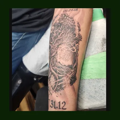 Memorial tattoo