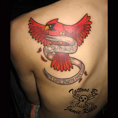 Colour tattoo by Jamie Russo