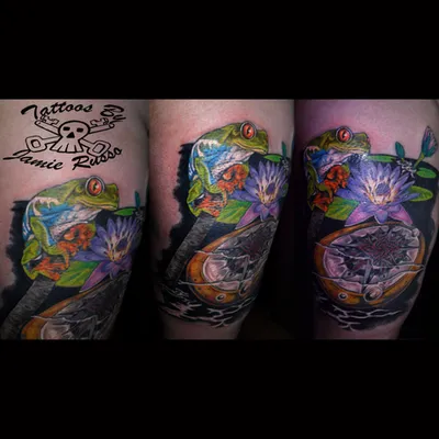 Colour tattoo by Jamie Russo