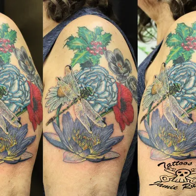 Colour tattoo by Jamie Russo