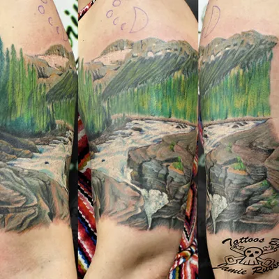 Colour tattoo by Jamie Russo