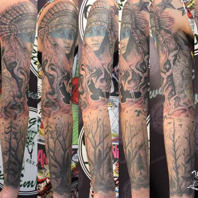 Finished large tattoo