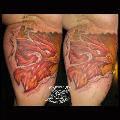 Colour tattoo by Jamie Russo