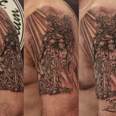The sign from above tattoo
