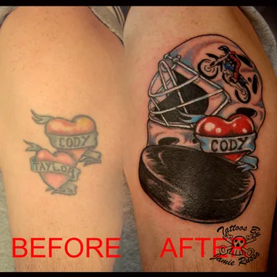 Cover-up tattoo