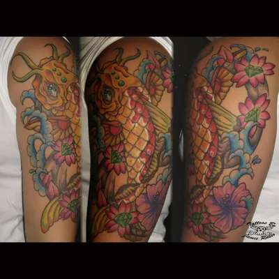 Colour tattoo by Jamie Russo