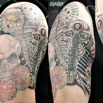 Large tattoo by Jamie Russo