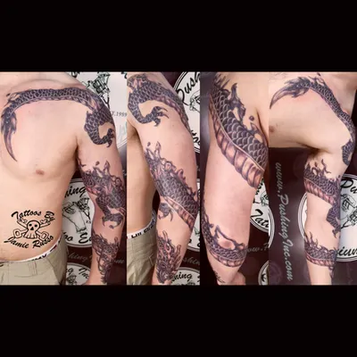 Large tattoo by Jamie Russo