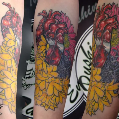 Colour tattoo by Jamie Russo