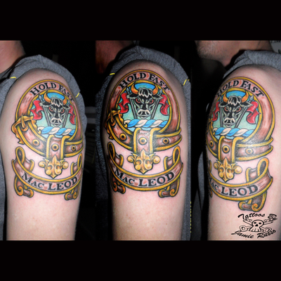 Colour tattoo by Jamie Russo